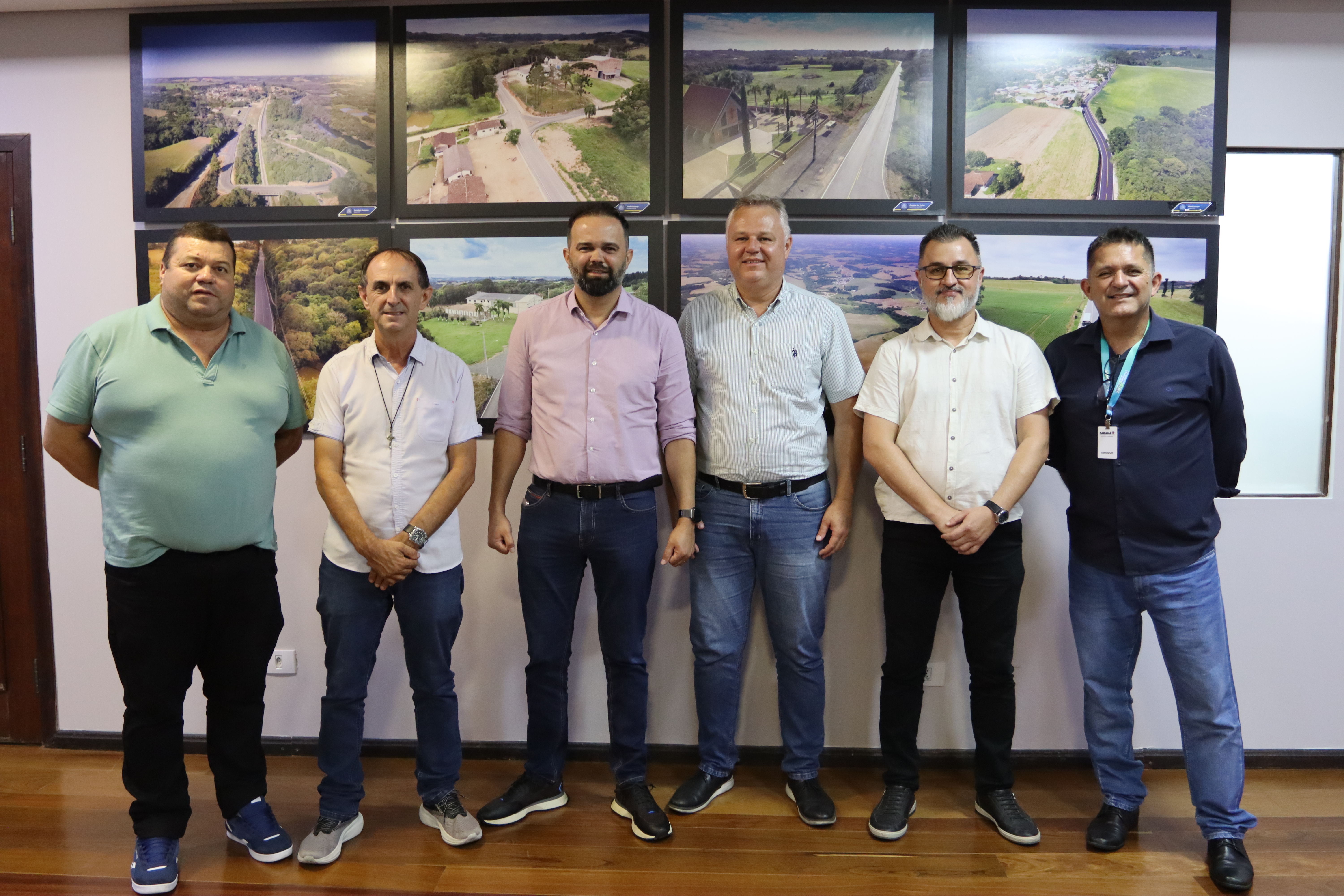 Visita secretário Roni