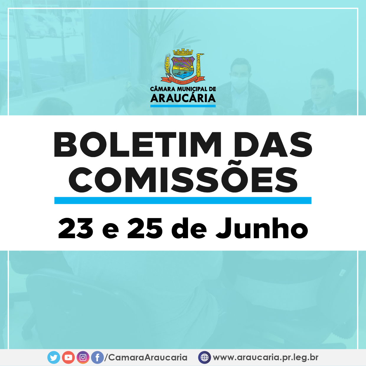 Boletim das Comissões – Saiba como foram as reuniões do dia 23 e 25 de Junho