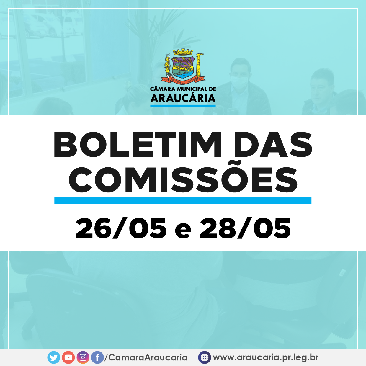 Boletim das Comissões – Saiba como foram as reuniões do dia 26 e 28 de maio