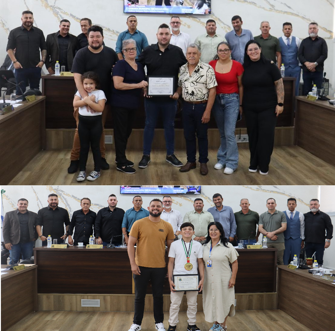 Câmara de Araucária aprova moções de aplausos em reconhecimento à educação e ao esporte