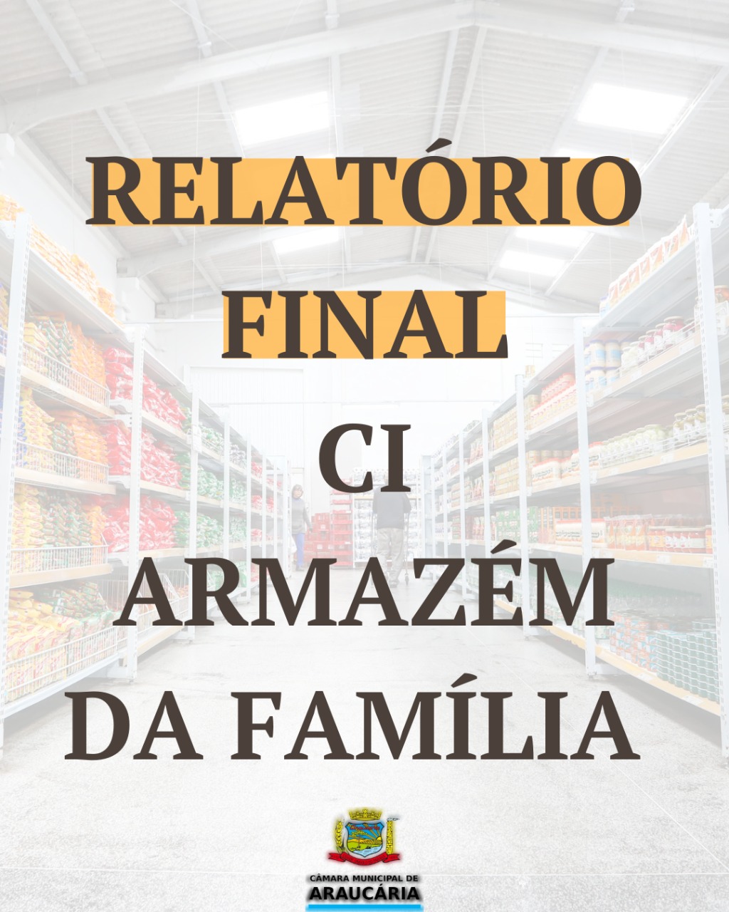 CI do Armazém da Família apresenta relatório na quarta-feira (13) 