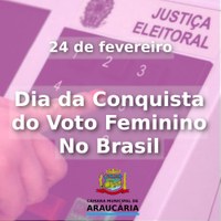 Mulheres comemoram 89 anos da conquista do direito ao voto no Brasil